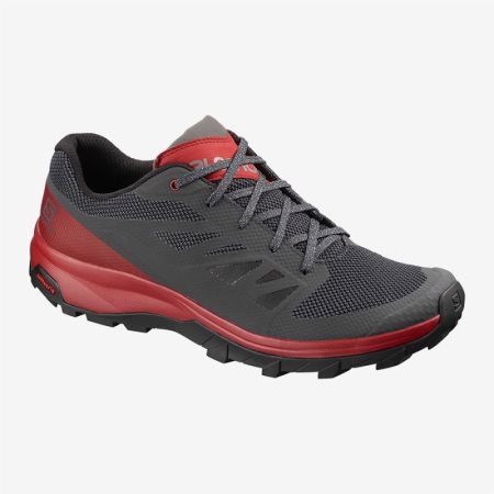 Scarpe Trekking Salomon OUTline Uomo Nere/Rosse IT 5-E46